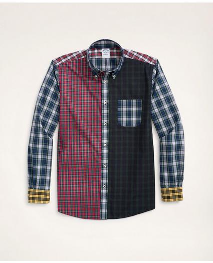 Regent Regular-Fit Original Broadcloth Fun Tartan Sport Shirt, image 1
