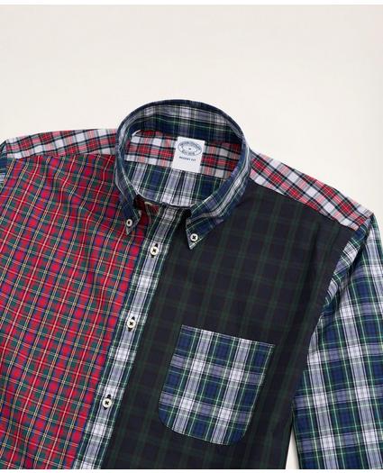 Regent Regular-Fit Original Broadcloth Fun Tartan Sport Shirt, image 2