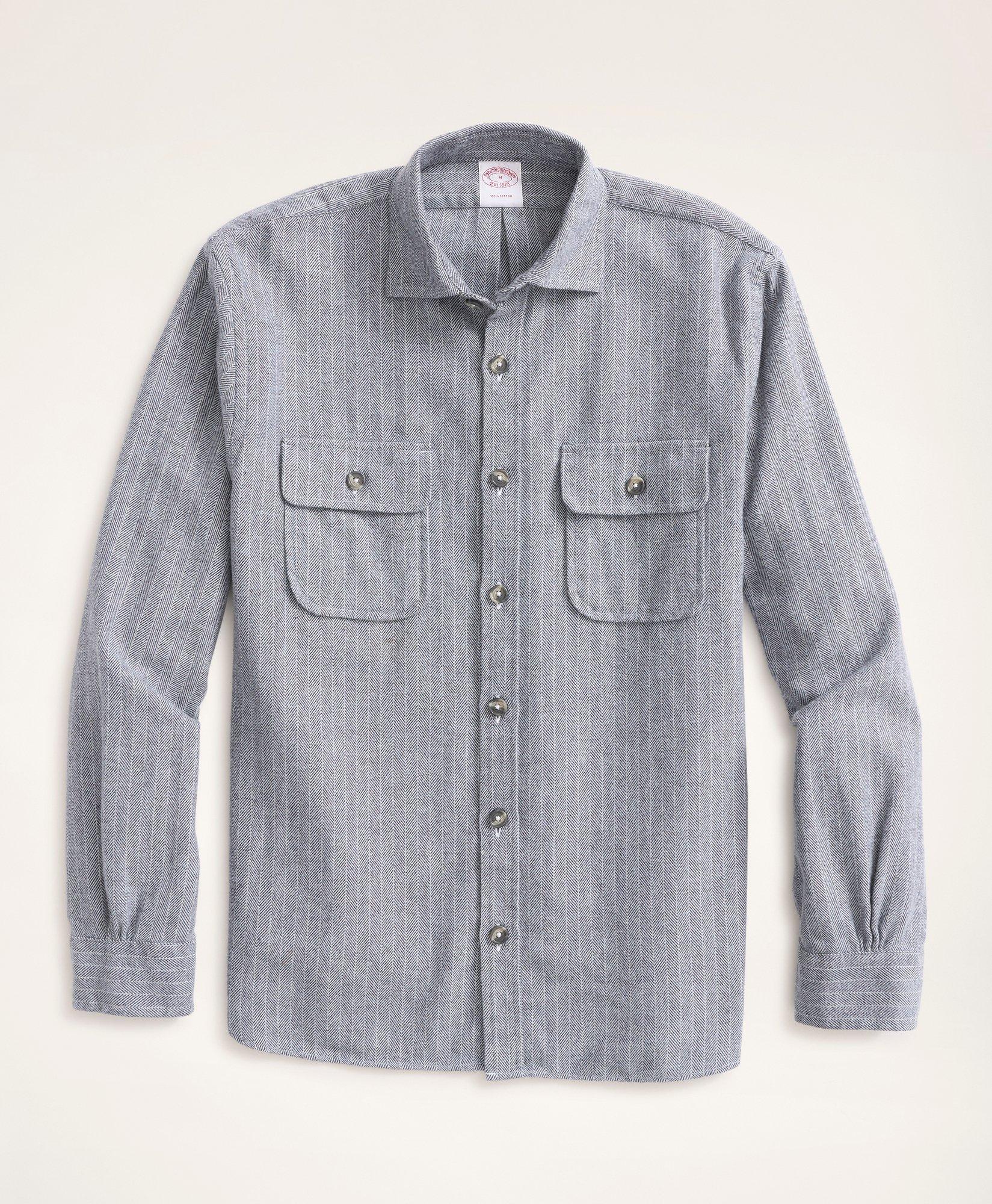 Wallace & barnes herringbone shirt outlet jacket