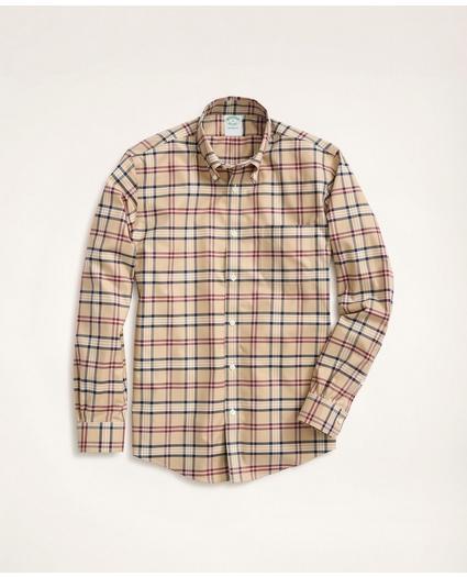 Milano Slim-Fit Non-Iron Stretch Twill Tartan Shirt, image 1