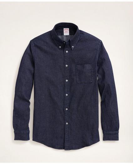 Madison Relaxed-Fit Japanese Stretch Denim Shirt, image 1