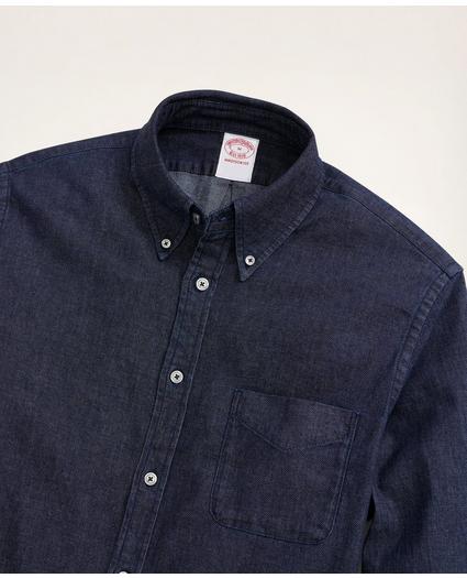 Madison Relaxed-Fit Japanese Stretch Denim Shirt, image 2