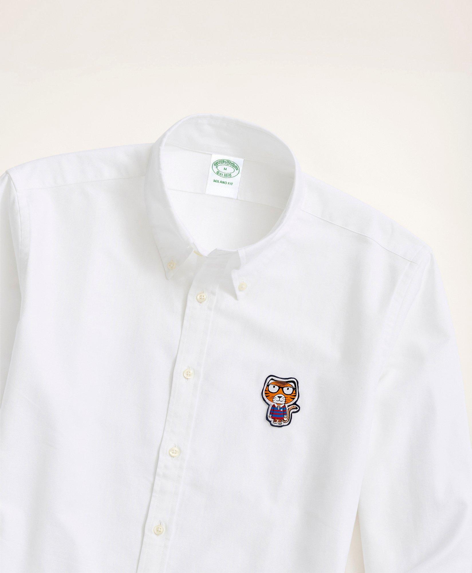 Milano Fit Original Polo Button Down Oxford Year of the Tiger Shirt