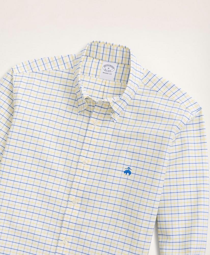 Regent Regular-Fit Sport Shirt, Non-Iron Oxford Windowpane, image 2