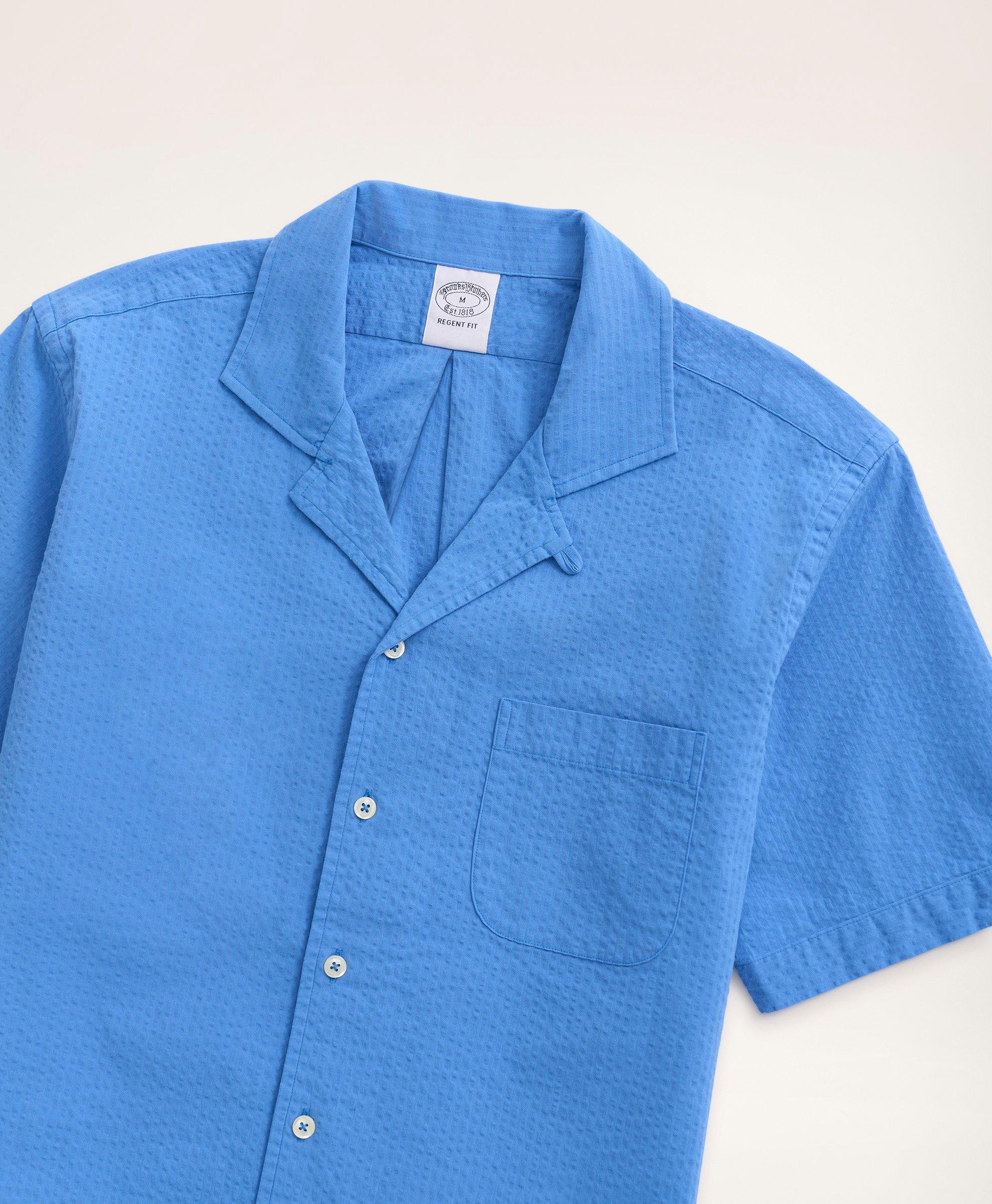 Century Camp Button Up - Pacific Blue