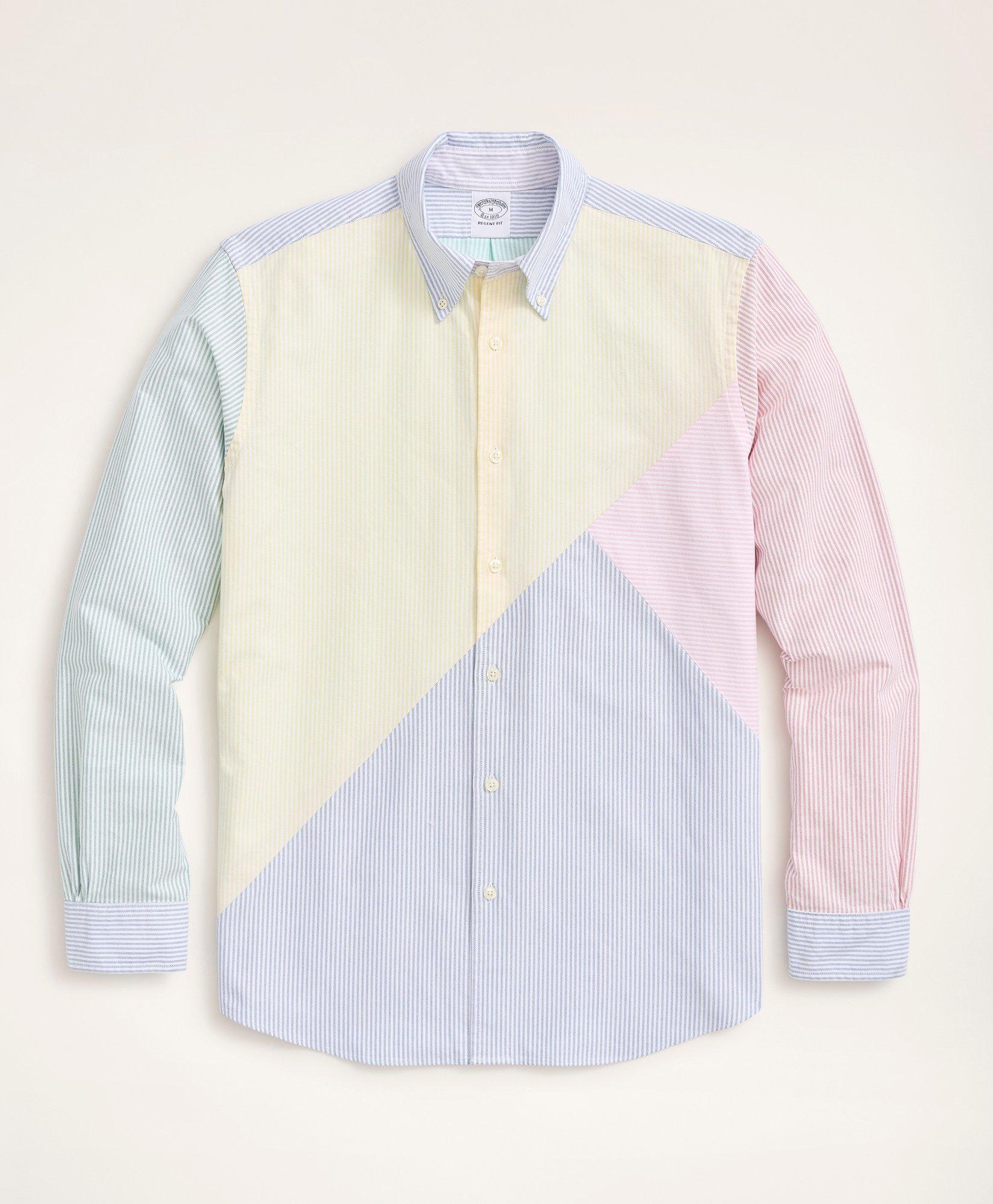 brooks brothers multi colored shirt