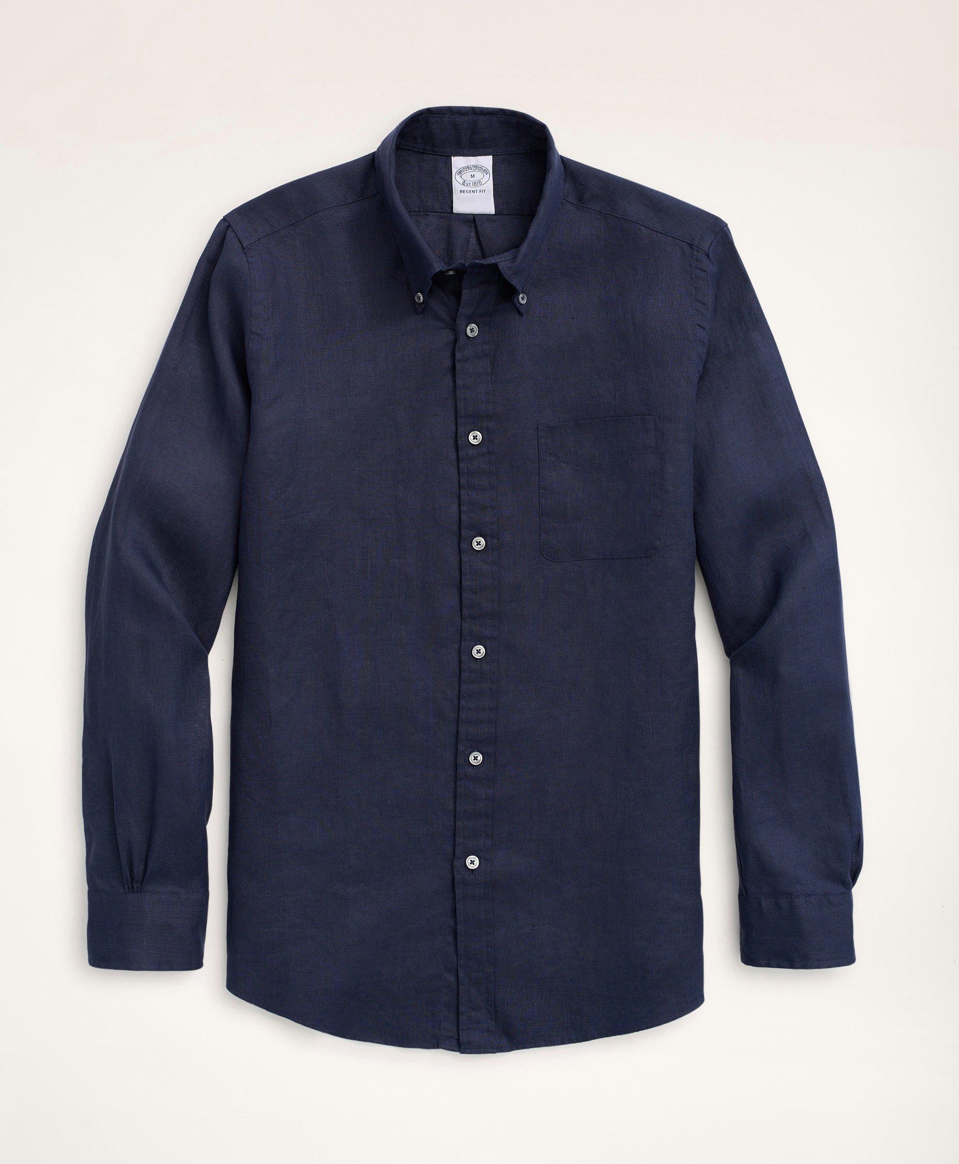 Regent Regular-Fit Sport Shirt, Irish Linen