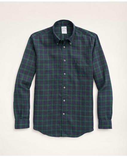 Regent Regular-Fit Irish Linen Faded Tartan Shirt, image 1