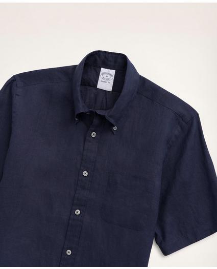 Regent Regular-Fit  Sport Shirt, Short-Sleeve Irish Linen, image 2