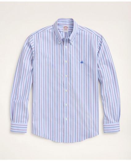 Stretch Madison Relaxed-Fit Sport Shirt, Non-Iron Stripe, image 1