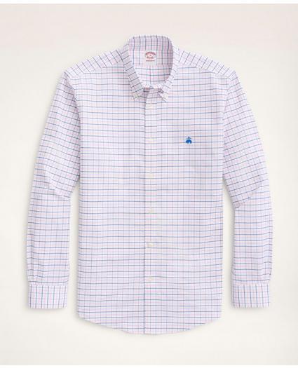 Madison Relaxed-Fit Sport Shirt, Non-Iron  Oxford Windowpane, image 1