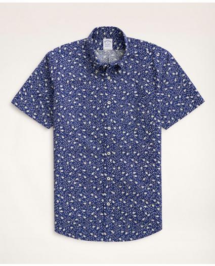 Regent Regular-Fit Short-Sleeve Sport Shirt, Floral Print, image 1