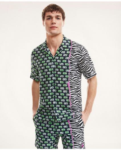 Brooks Brothers Et Vilebrequin Bowling Shirt in the Dominator Print, image 1