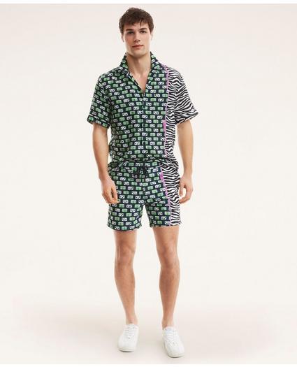 Brooks Brothers Et Vilebrequin Bowling Shirt in the Dominator Print, image 2