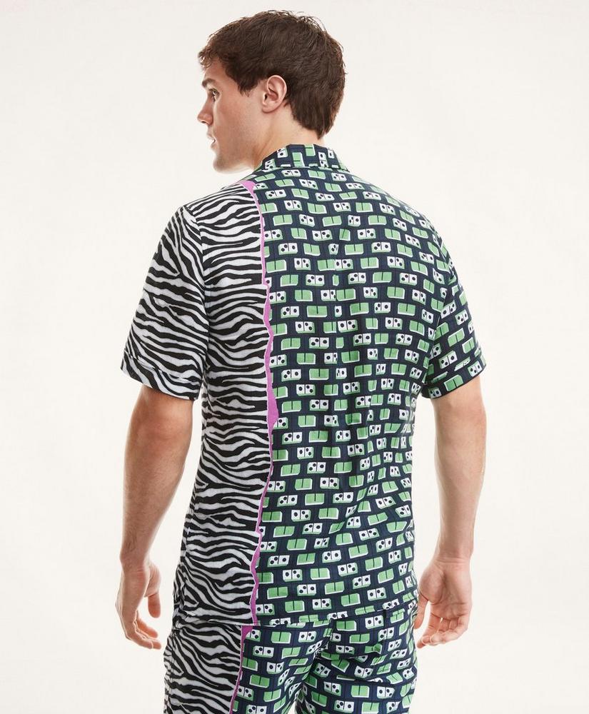 Brooks Brothers Et Vilebrequin Bowling Shirt in the Dominator Print, image 3