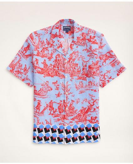 Brooks Brothers Et Vilebrequin Bowling Shirt in the Toile Print, image 5