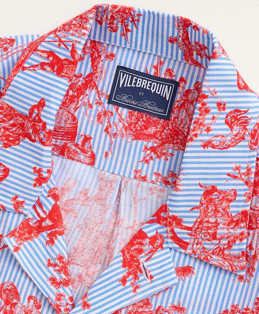 Brooks Brothers Et Vilebrequin Bowling Shirt in the Toile Print, image 6