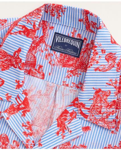 Brooks Brothers Et Vilebrequin Bowling Shirt in the Toile Print, image 6
