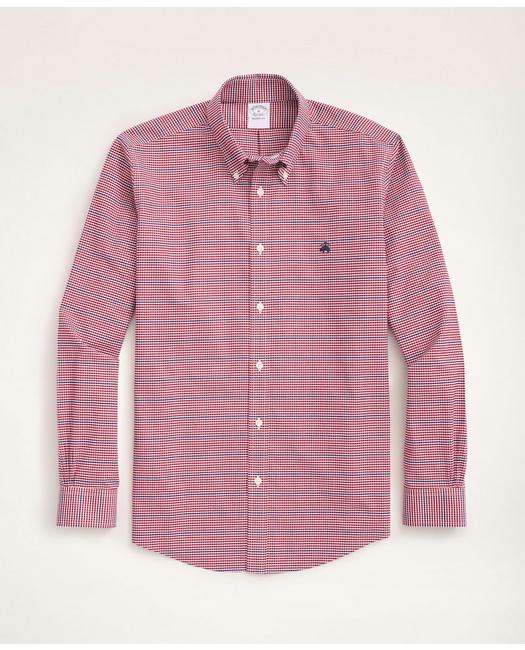 Orig.$70 SOUTHERN PROPER Pink Tattersal Dress Shirt NWT Small 