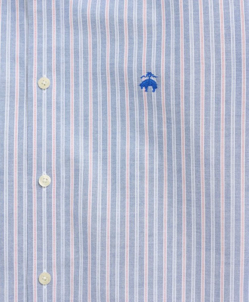 Regent Regular-Fit Sport Shirt, Non Iron Oxford Button-Down Collar Stripe, image 2