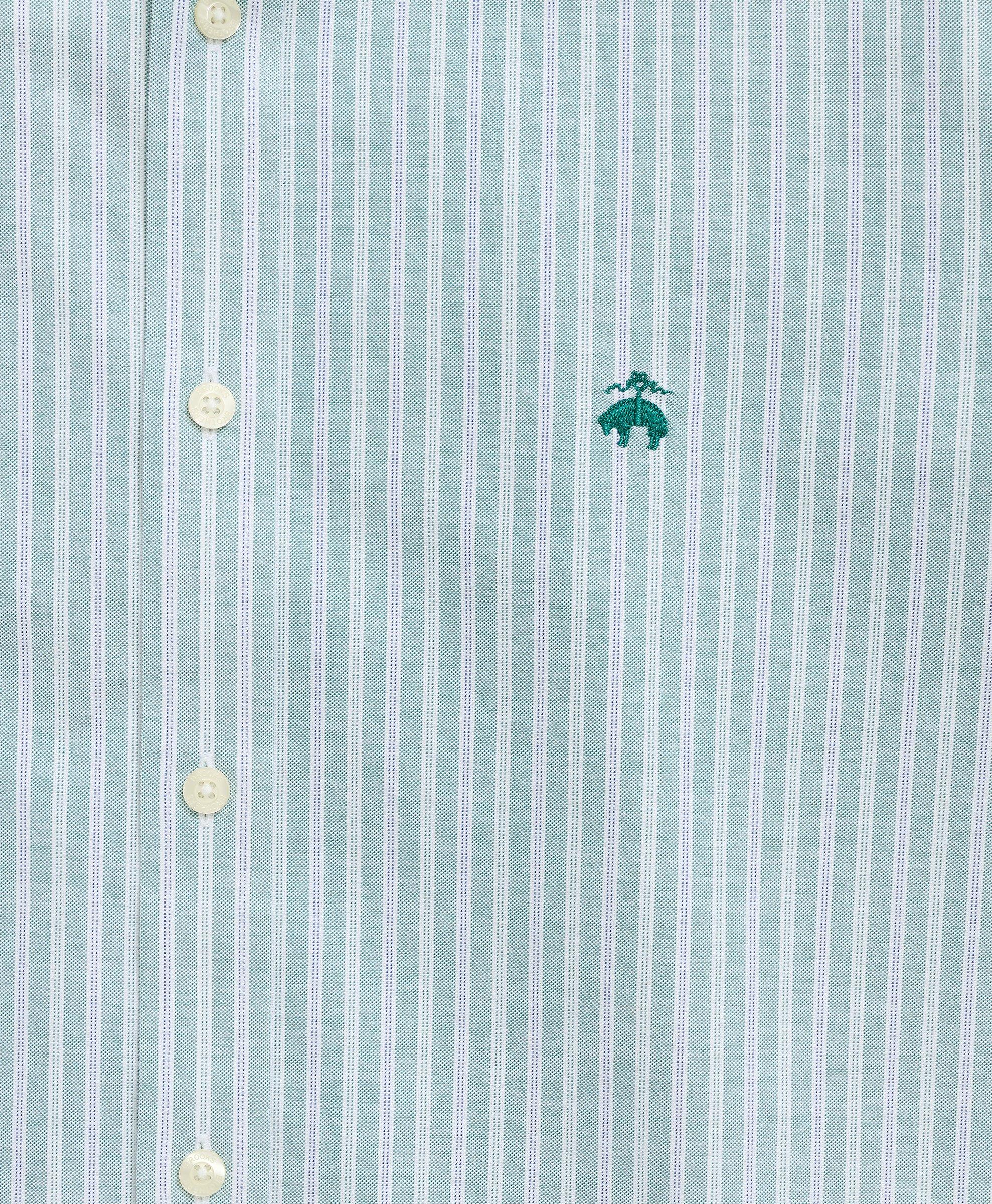 Regent Regular-Fit Sport Shirt, Non Iron Oxford Button-Down Collar Stripe, image 2