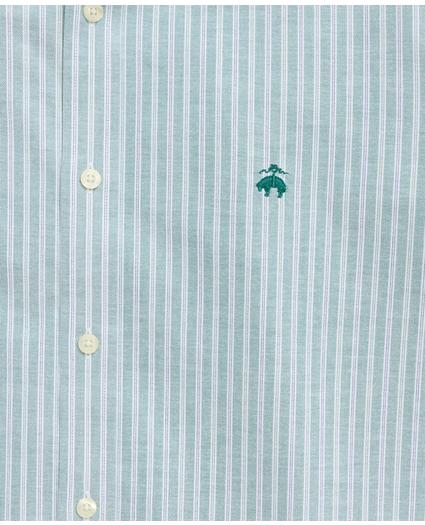 Regent Regular-Fit Sport Shirt, Non Iron Oxford Button-Down Collar Stripe, image 2