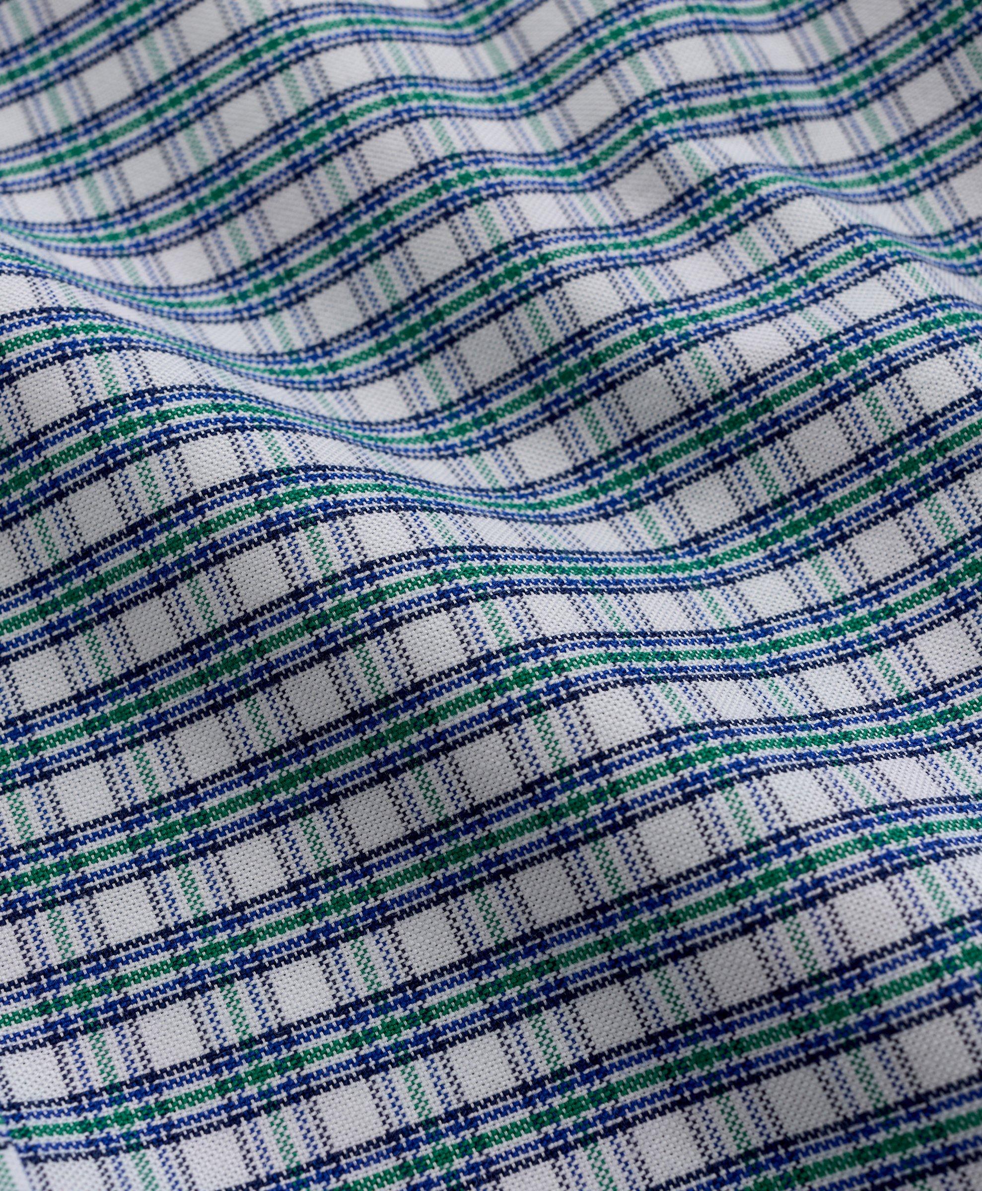 Stretch Regent Regular-Fit Sport Shirt, Non-Iron Mini-Check Oxford Button Down Collar, image 2