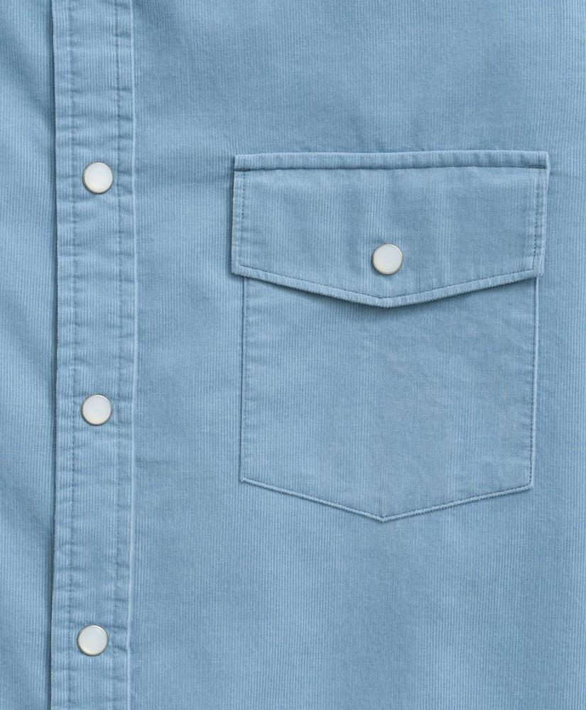 Regent Regular-Fit Sport Shirt, Cotton Pinwale Corduroy Ainsley Collar, image 2