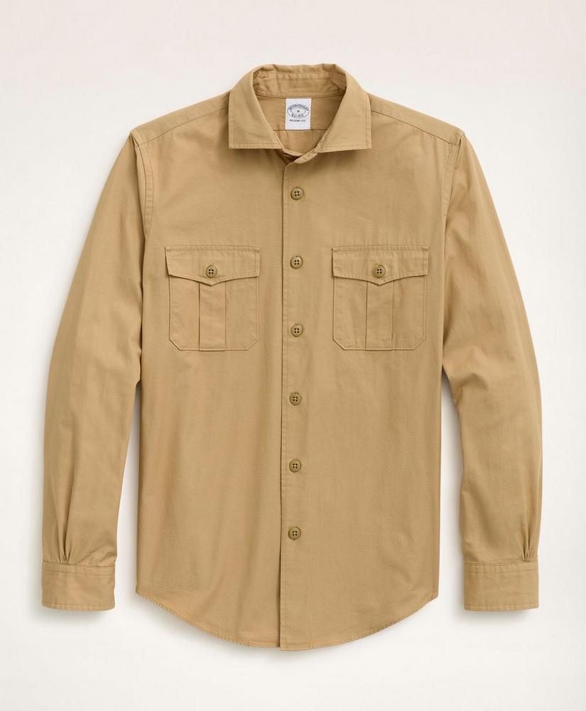 Brooksbrothers Regent Regular-Fit Twill Vintage Military Sport Shirt