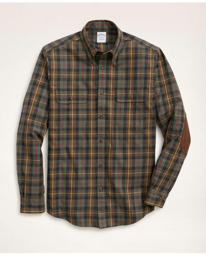 Regent Regular-Fit Sport Shirt, Brushed Cotton Cashmere Twill Button Down Collar, image 1