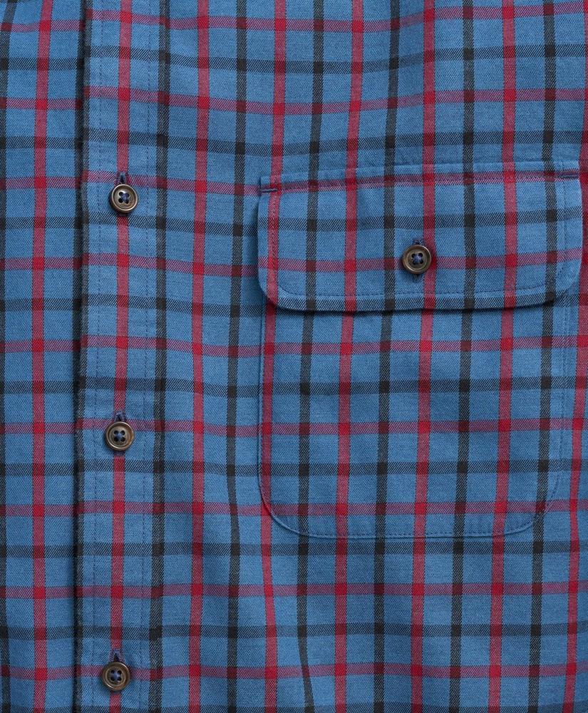 Regent Regular-Fit Sport Shirt, Brushed Cotton Cashmere Twill Button Down Collar, image 2