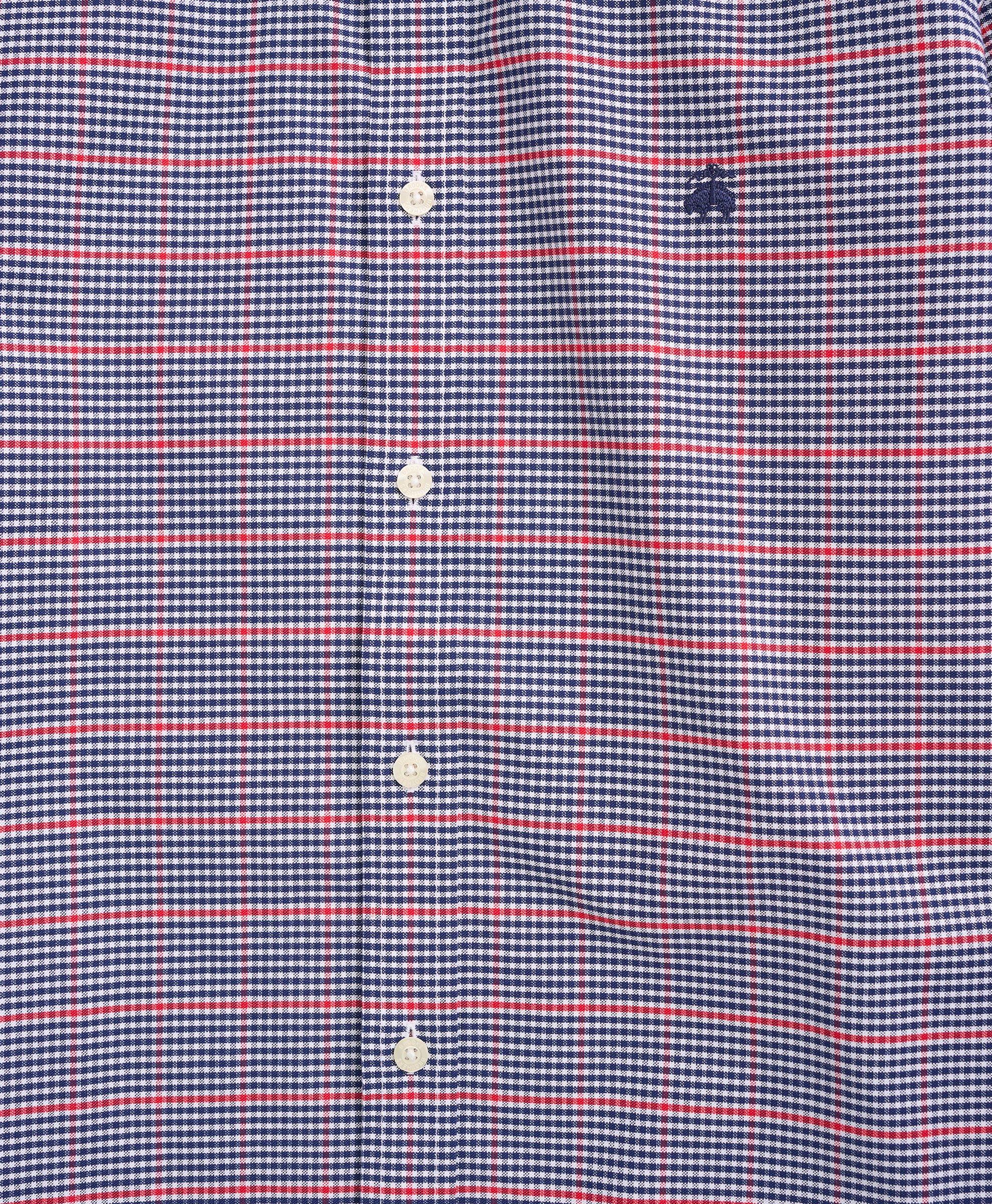 Stretch Madison Relaxed-Fit Sport Shirt, Non-Iron Oxford Button Down Collar Micro-Check, image 2