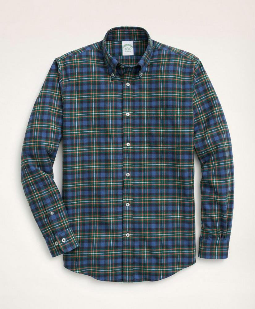 Milano Slim-Fit Portuguese Flannel Tartan Shirt, image 1