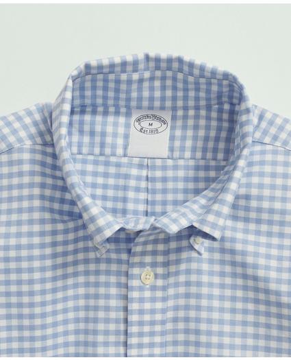 Stretch Non-Iron Oxford Button-Down Collar, Gingham Sport Shirt, image 2