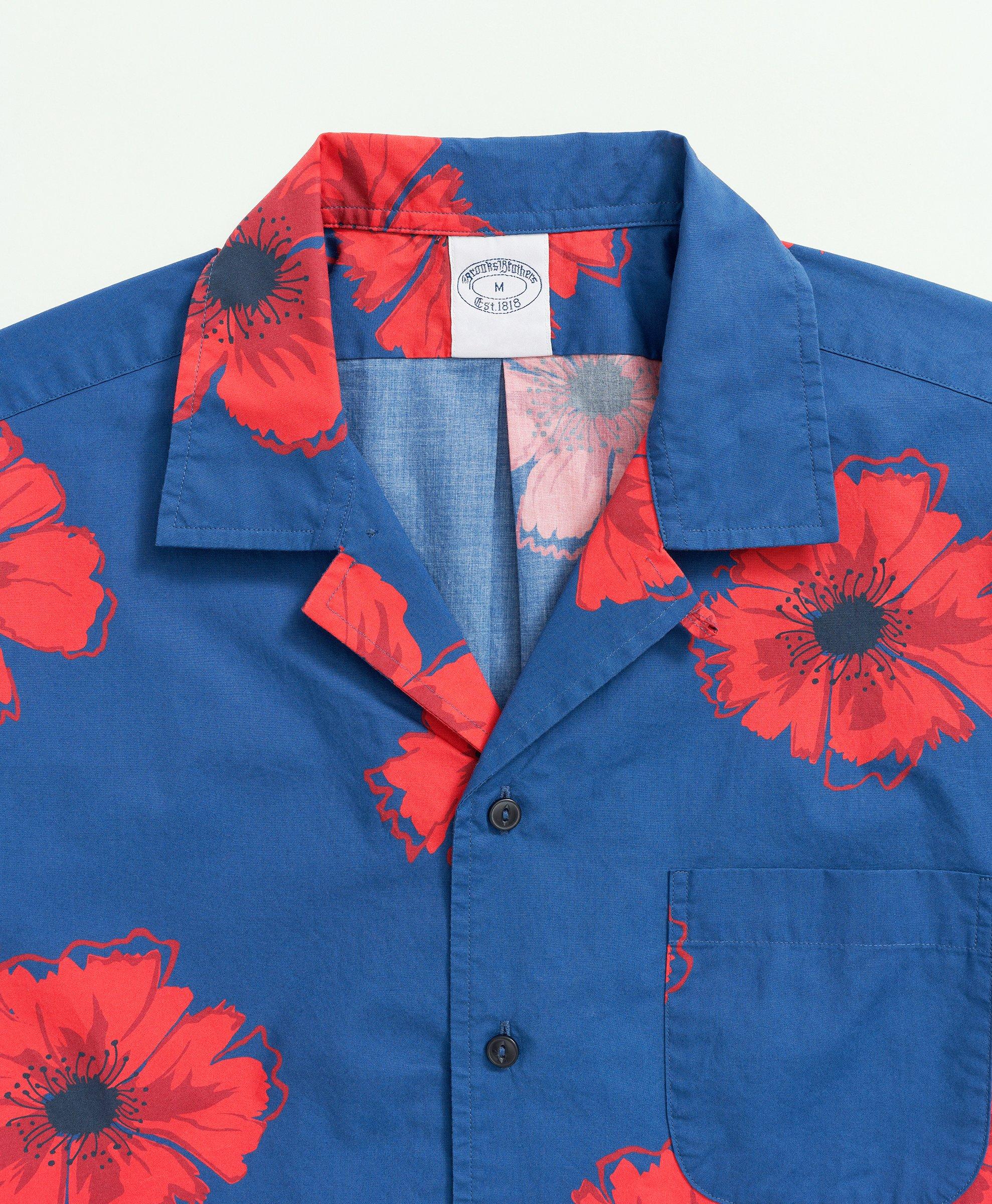 Printed Cotton Poplin Shirt