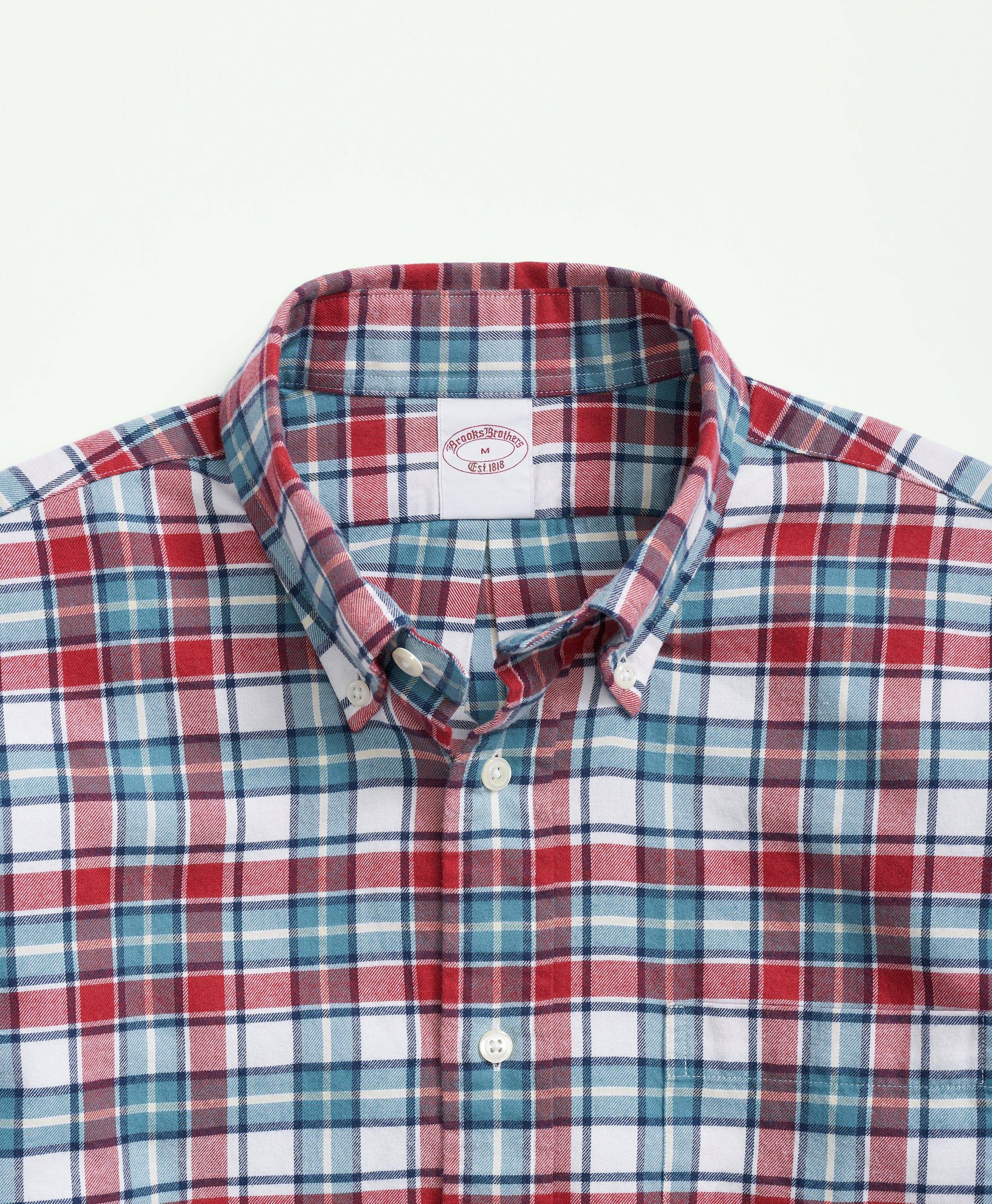 Brushed Twill Plaid Shirt