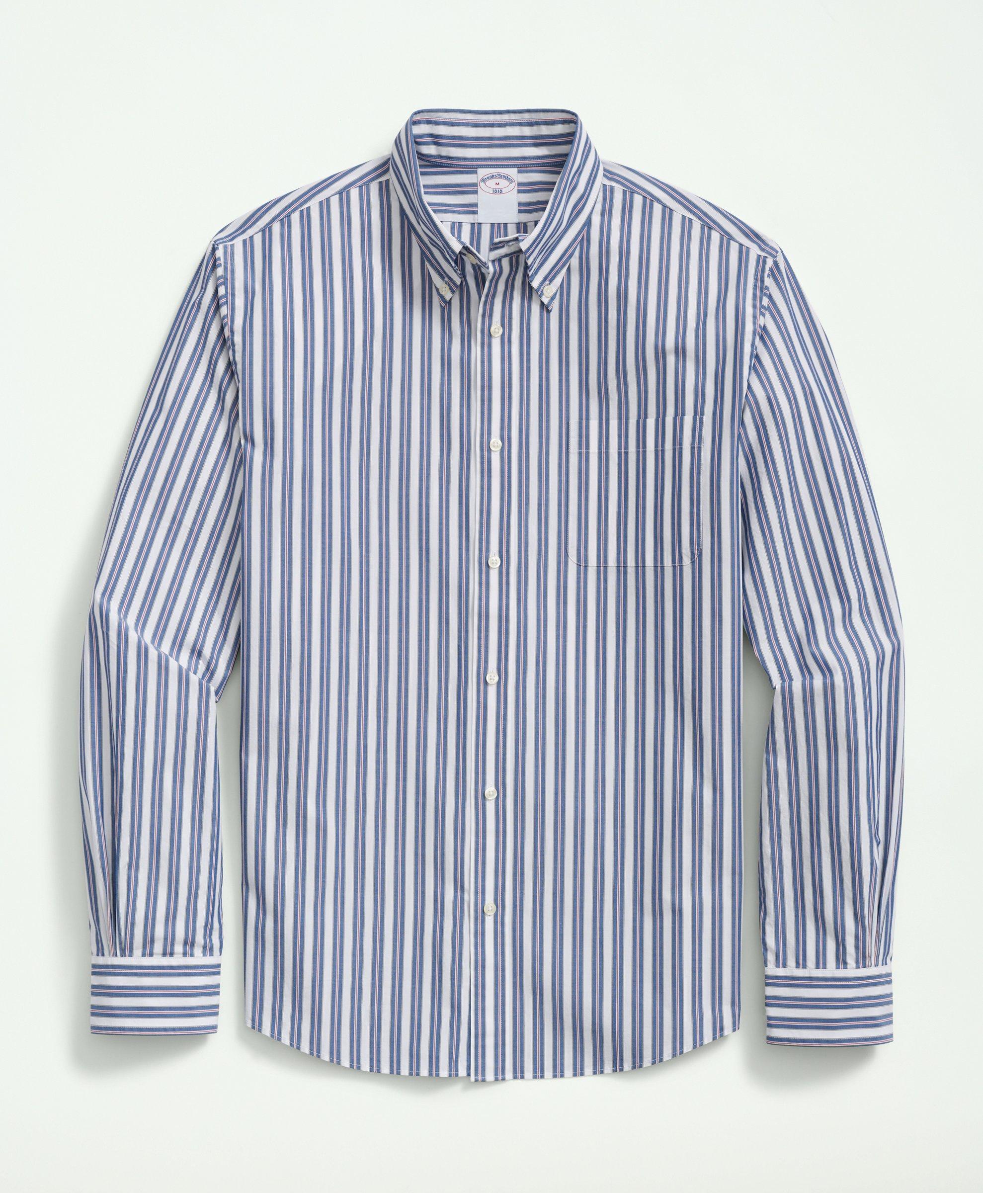 Friday Shirt, Poplin Multi-Striped