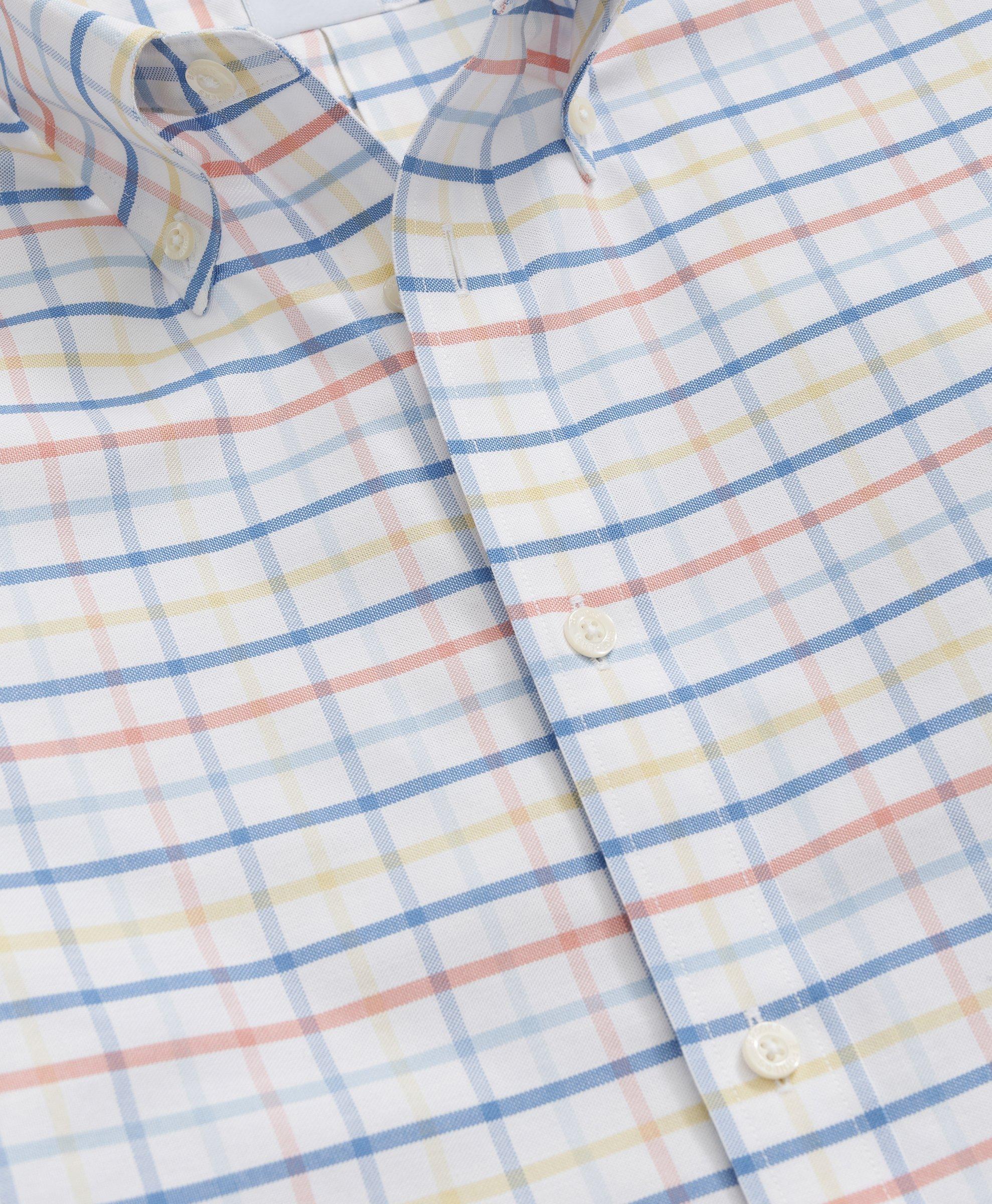 Stretch Cotton Non-Iron Oxford Polo Button Down Collar, Multi  