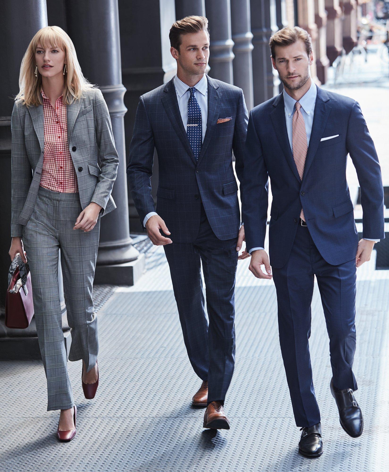 White Suit with Blue Monk Shoes