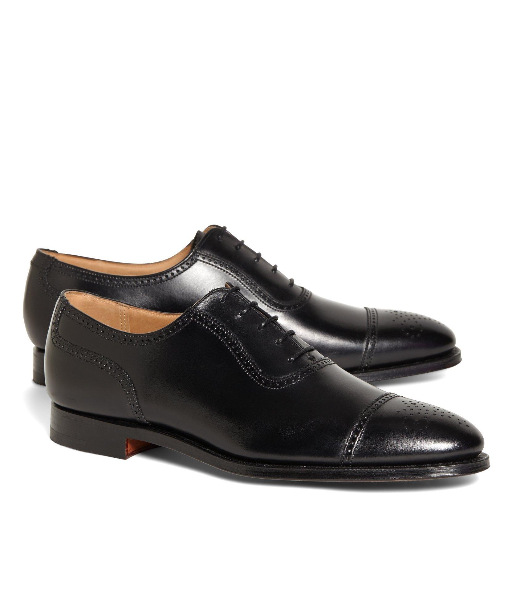 Men's Peal and Co. Medallion Captoe Shoes | Brooks Brothers