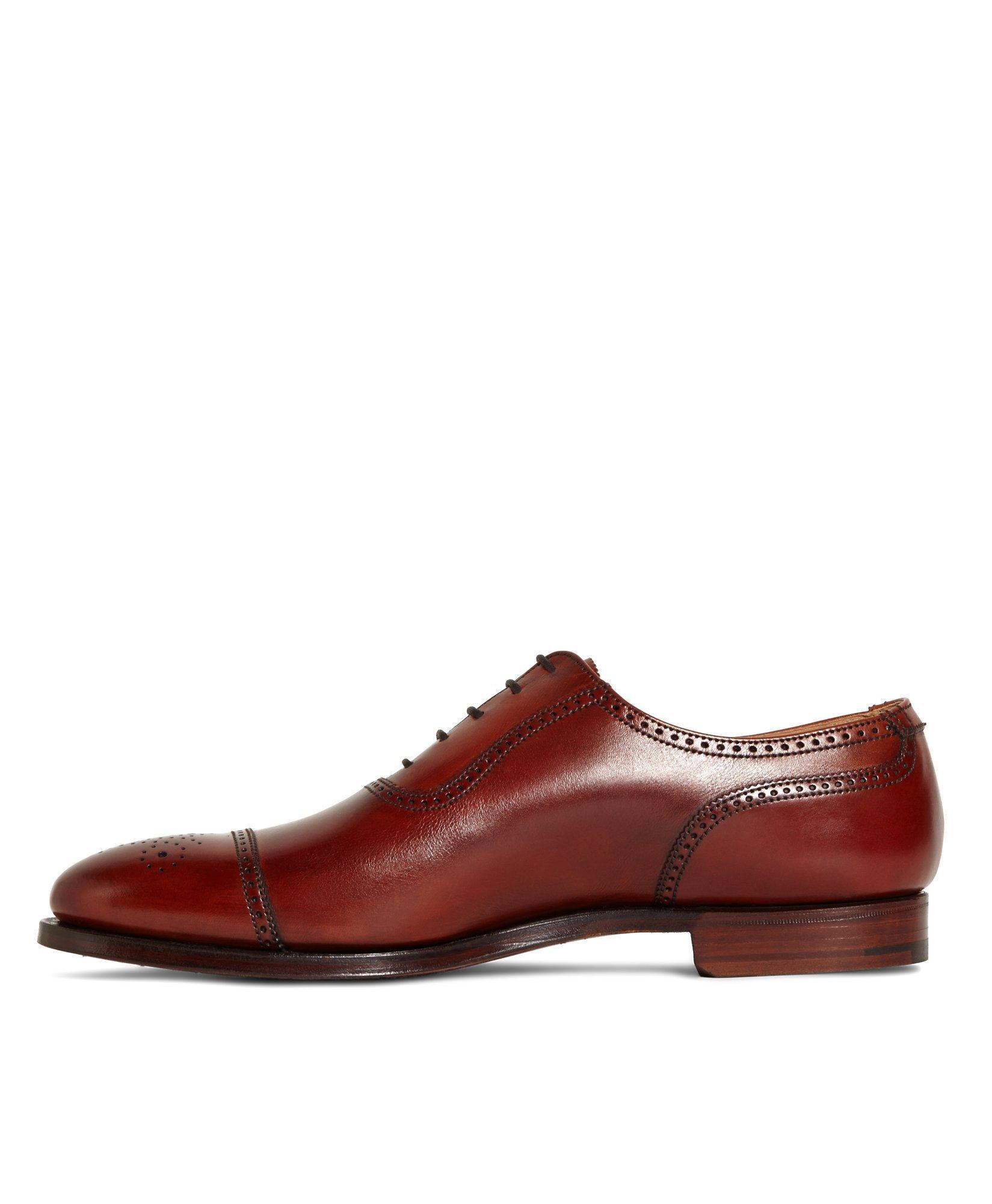 Men's Peal and Co. Medallion Captoe Shoes | Brooks Brothers