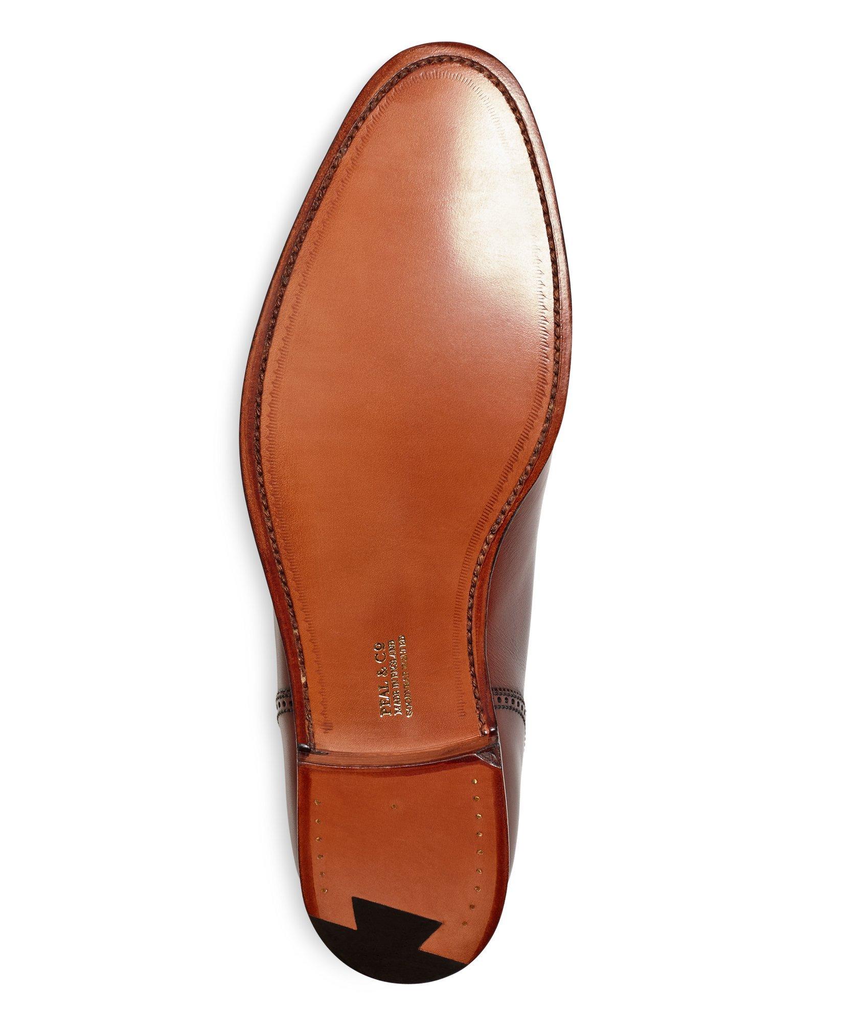 Men's Peal and Co. Medallion Captoe Shoes | Brooks Brothers