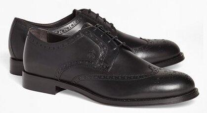 Brooks brothers wingtip sales shoes