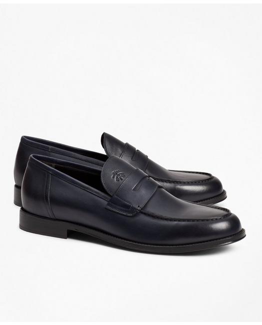Brooksbrothers 1818 Footwear Leather Penny Loafers