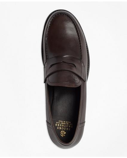 1818 Footwear Rubber-Sole Leather Penny Loafers, image 4