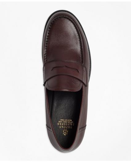 1818 Footwear Rubber-Sole Leather Penny Loafers, image 4
