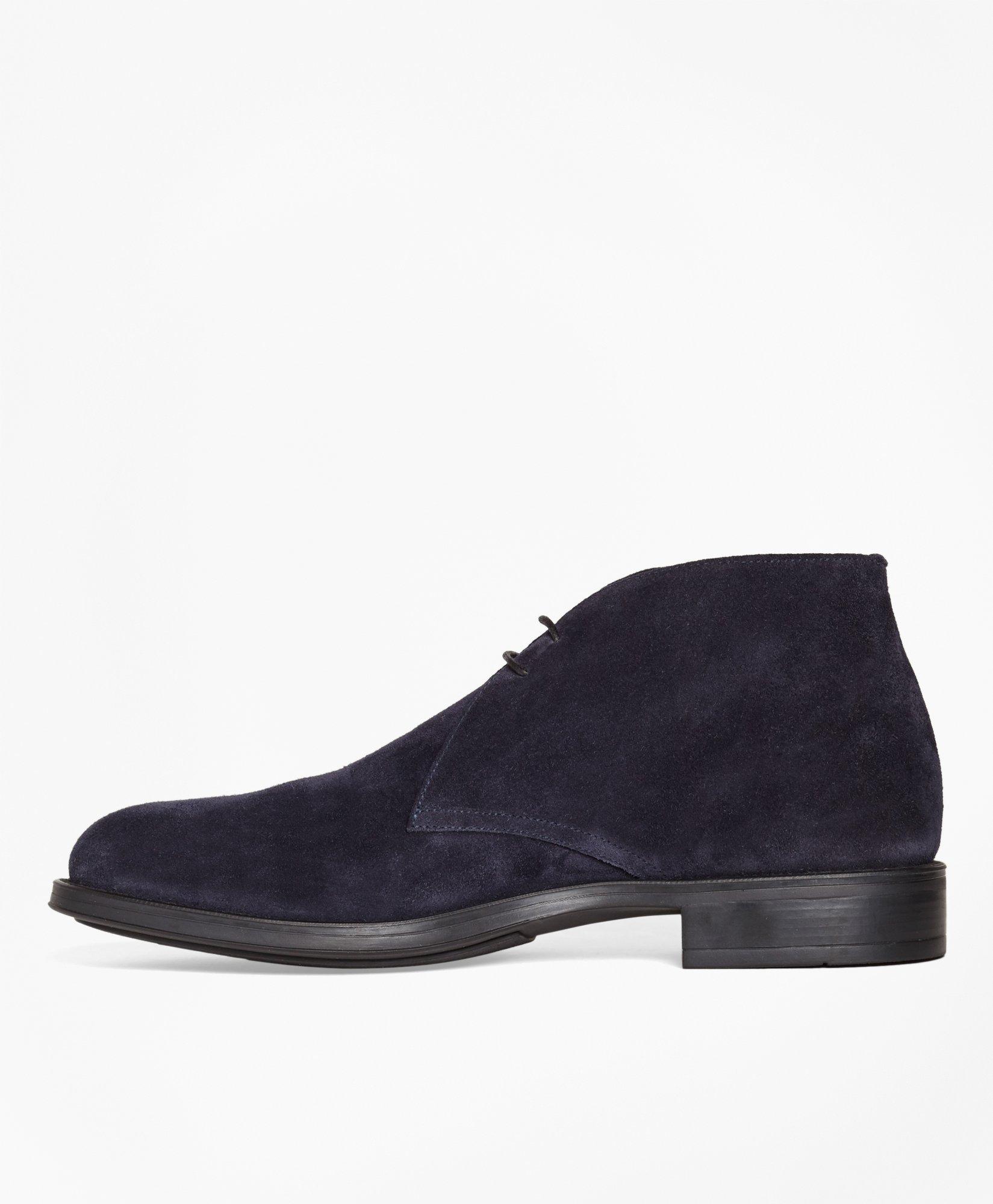 blue suede chukka