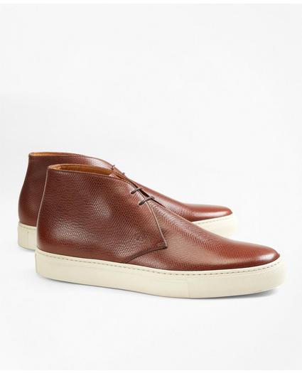 1818 Footwear Textured Leather Chukka Sneakers, image 1