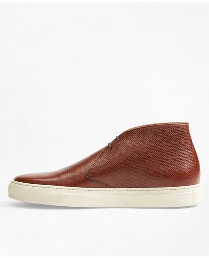 1818 Footwear Textured Leather Chukka Sneakers, image 2