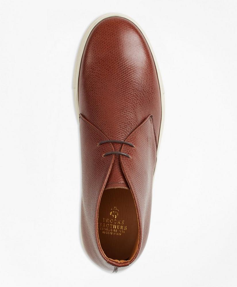 1818 Footwear Textured Leather Chukka Sneakers, image 3